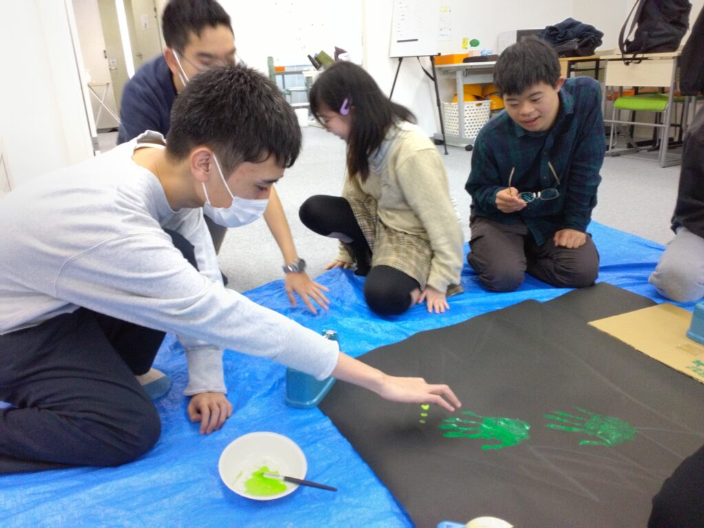 クリスマス、飾り作り